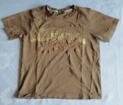T-Shirt brązowy na 134cm