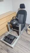Stelaż simracing 40x80 z fotelem