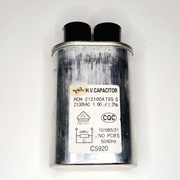 1.00uF 2100VAC HCH-212100A T85 S ELCOMTEC Kondensator do mikrofalówki 