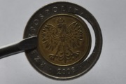 Destrukt najrzadszej 5-złotówki 2008.Ekstremalny !