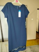 sukienka granatowa