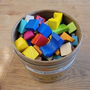 Elefun klocki drewniane 2 zestawy ok. 120 elementów 12+