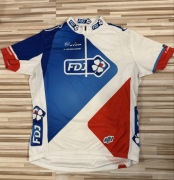 koszulka kolarska B twin zespołu FDJ. Xl