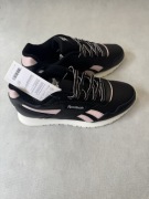 Buty damskie sneakersy REEBOK GLIDE sportowe czarne klasyczne skórzane r 39