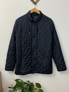 Kurtka granatowa ocieplana pikowana jesienna zimowa kurteczka Fabiani 38 M