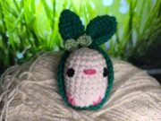 Kurczaczek jajko rękodzieło ozdoby wielkanocne amigurumi szydełko