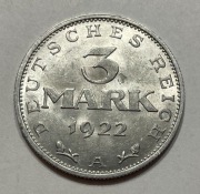 3 marki 1922 Niemcy