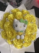 Bukiet żółty hello kitty