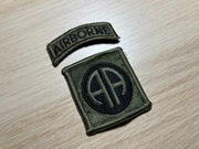 Naszywka - US Army - 82nd Airborne Division "All American" (OD Subdued)