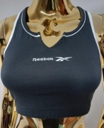 Stanik Sportowy Top Reebok XS 34 Nowy Czarny 