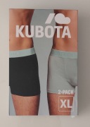 Bokserki męskie Kubota rozmiar XL 2 sztuki 95 % bawełna jakość pierwsza 