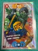 Lego Ninjago 2026 seria 11 RZADKA 51 CHLAPIĄCA DRUŻYNA ARIN I MORRO