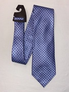 Alfani - Krawat Męski Niebieski Jedwab Nowy