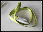 smycz zielona kabel przejściówka mikro USB 