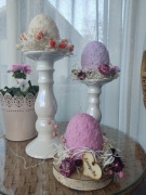 Świeca z wosku sojowego w kształcie jaja wielkanocnego