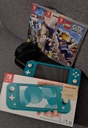Nintendo Switch Lite, etui i 3 gry