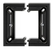 Puszka elektryczna natynkowe Karlik 12DPU-1 DECO MINI czarny mat