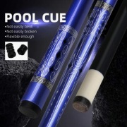 PRZEPIĘKNY 2-CZĘŚCIOWY KIJ BILARDOWY DO POOL'A CARBON/GLASS 13 mm, 148,5 cm