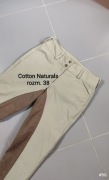 Jak nowe bryczesy Cotton Naturals - pełny lej - rozmiar 38