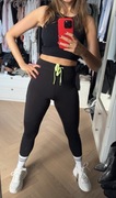 Bershka legginsy gym siłownia fitness yoga wysoki stan sportowe
