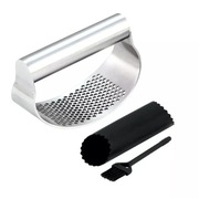 Zestaw do wyciskania obierania czosnku 3-częściowy praska KINGHOFF KH-1632