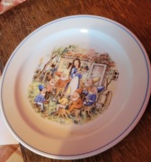 Talerzyk dla dzieci Colditz Niemcy wschodnie Królewna Śnieżka i krasnoludki