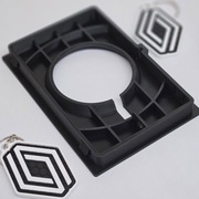 ADAPTER ŁADOWARKA INDUKCYJNA UCHWYT | RENAULT AUSTRAL MEGANE | CZARNA