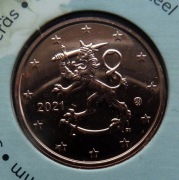 FINLANDIA  2021 5 CENTÓW UNC !!!!!!!!!!