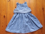 sukienka 122 Pepco niebieska