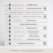 Norris, de Man, Fish, Appadurai Attridge - 11 tomów universitas - BDB!