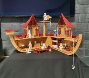 Muminki statek duży rozkładany z wyposażeniem 