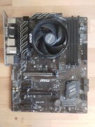 plyta główna MSI B450-A PRO, AMD Ryzen 5 2600, chłodzenie AMD