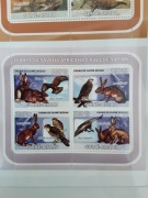 Gwinea Bissau 2008 Mi 3796-9   ark ptaki  zając idealna  pozycja