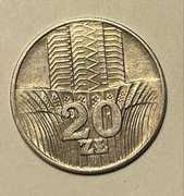 20 zł złotych Wieżowiec i Kłosy 1976 r.
