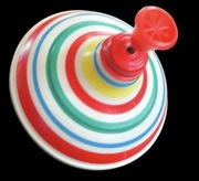 Bączek zabawka dla malucha, średnica 15 cm, długość całkowita 27 cm