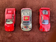 burago 1/43 Made in Italy Ferrari Testarossa, F40, MCA Centenaire