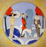 Vintage dekoracyjny talerz z lat 90tych angielska firma Oxford 