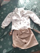 Komplet - koszula ,spódnica i torebka 