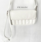 Biała torebka Primark na ramię z paskiem