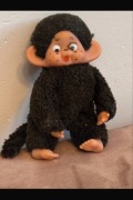 Kultowa Małpka Monchhichi ruchome oczka Vintage PRL lata 80. Kolekcjonerska