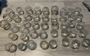 Bańki szklane stare PRL 40 szt 3.5-4.5 cm