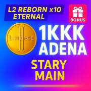 LINEAGE 2 L2 REBORN x10 ETERNAL ADENA 1KKK – STARY MAIN 1000KK | + BONUS +