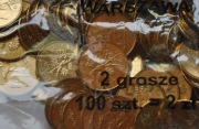 2 grosze 2014.Woreczek bankowy MW