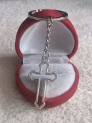 Brelok krzyż breloczek do kluczy brelok z krzyżem krzyżyk zawieszka