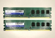 Pamięć RAM 2GB DDR2 800 (2x1GB) Adata 1GX8 U-DIMM
