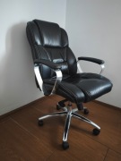 Fotel biórowy skórzany KROTON E980 