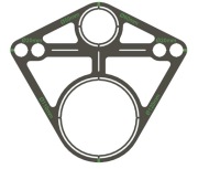 Wzornik szablon otworów przymiar stelaży GEBERIT