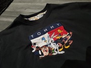 ( LONNEY TUNES ) Bluza czarna meska damska ( TOMMY hilfiger ) jeans r.L XXL
