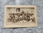 Stara fotografia wojskowa, CK armia, Bruck an der Leitha