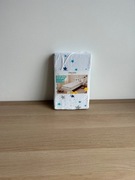 Bawełniane prześcieradło z gumką 90x200 kosmos gwiazdki  